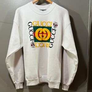 2000s Vintage Bootleg Gucci Sweatshirt Size M